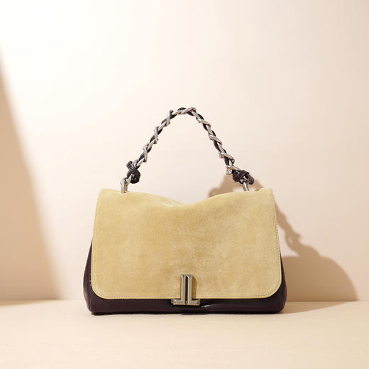 【预售3天】新款复古撞色单肩包女士通勤百搭大容量斜挎包女包腋下小方包F9675 商品图0