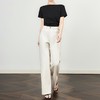 「高货wl」全新升级【铂金会员238/天猫319/差价81】(13055)洛诗琳老钱风极简通勤长裤2025夏季窄版休闲直筒阔腿裤女 商品缩略图1