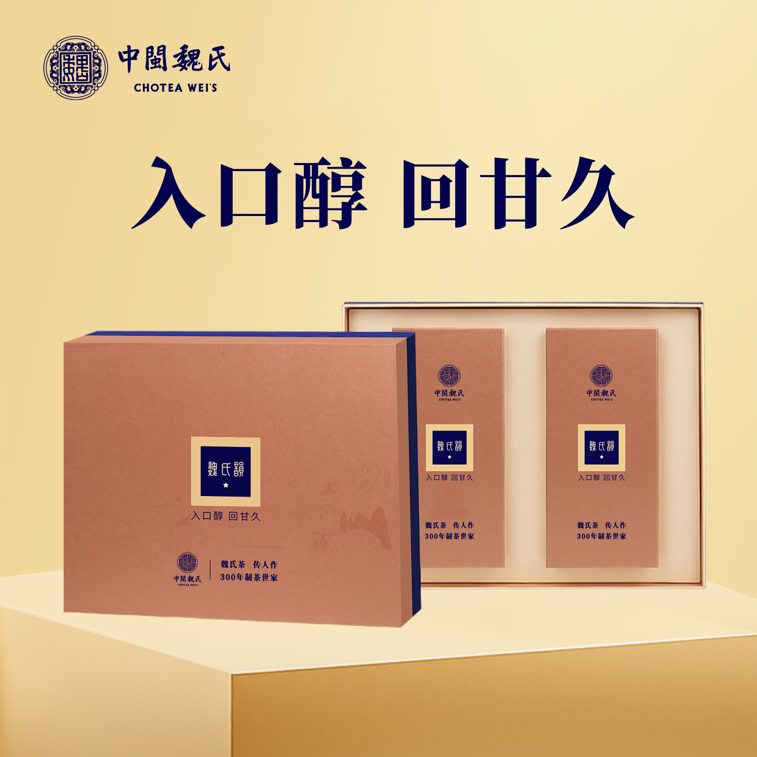 中闽魏氏 魏氏韵一星 传统铁观音 入口醇 回甘久 传统铁观音 正宗安溪铁观音 255克(7.5X34泡)