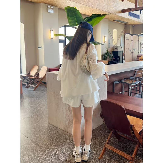 法式镂空真丝棉套装 商品图5