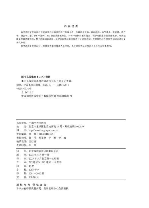 电力系统现场典型故障波形分析 商品图1