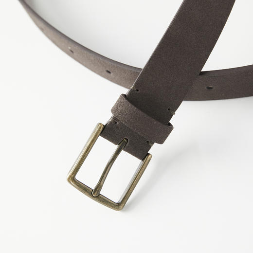 ROMI STUDIO牛头层反绒面皮革腰带 RWBLP31716 商品图3