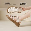 ZHR则则罗马凉鞋女2025新款夏季厚底增高猪笼鞋休闲百搭包头凉鞋 商品缩略图6