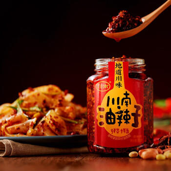 川南油辣子327g 辣椒酱辣椒油红油辣椒凉拌菜调味料调味品 商品图1