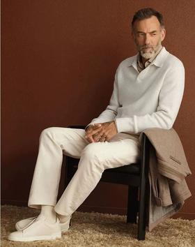 顶奢天丝牛仔BV家同款长绒棉休闲直筒奢品牛仔裤