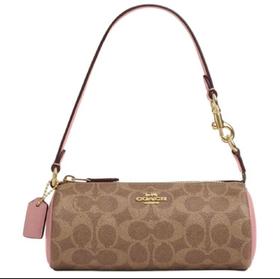 COACH 卡其色配粉色女士单肩包 772-CY040IMXB0