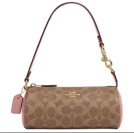 COACH 卡其色配粉色女士单肩包 772-CY040IMXB0 商品图0