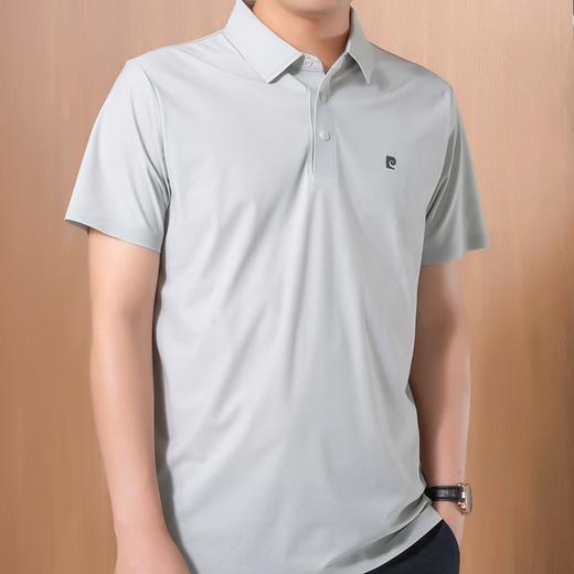 【法国皮尔卡丹 始于1950】夏季冰丝POLO衫短袖 更薄更透气凉爽 商务休闲 时尚百搭 商品图8