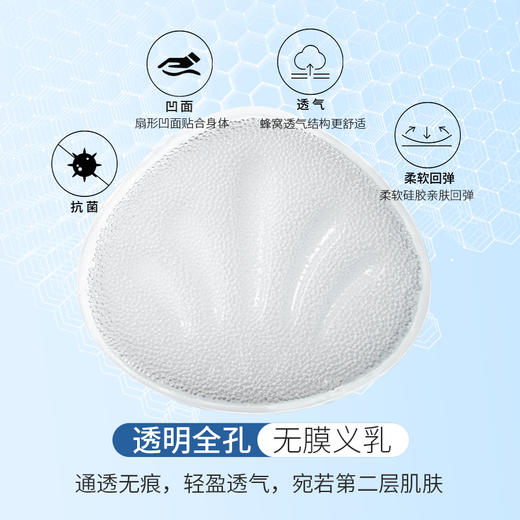 DIYIMA/蒂亿曼全新透明全孔无膜义乳术后专用假胸乳腺 商品图1