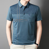2025新款夏季中年短袖男士t恤爸爸夏装真口袋衣服透气polo衫 商品缩略图3