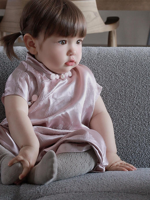 盛唐牡丹| Kids 新中式杏花粉儿童套装[特价品] 商品图1