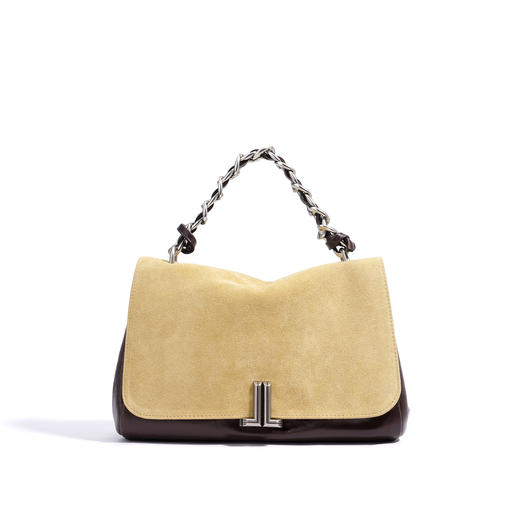 【预售3天】新款复古撞色单肩包女士通勤百搭大容量斜挎包女包腋下小方包F9675 商品图4