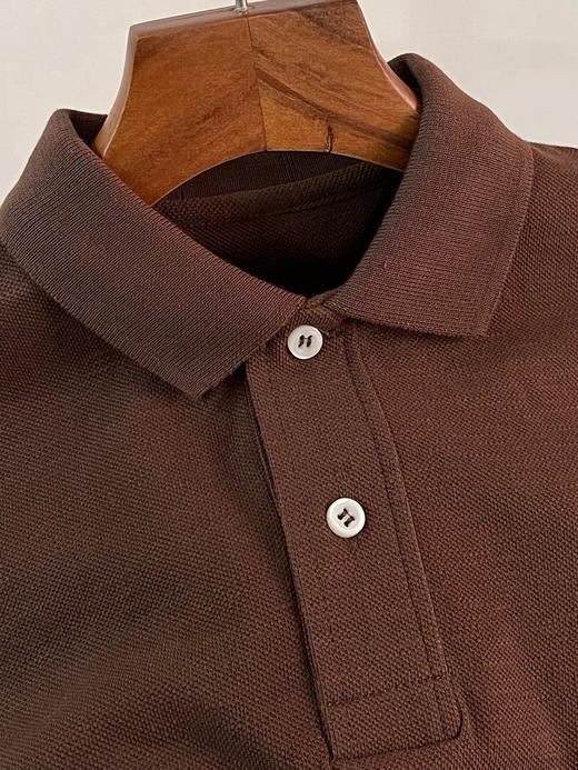 526-5 极限特惠24H 日系高阶休闲 25夏 45R 海马刺绣 结构感宽松翻领短袖 商品图8