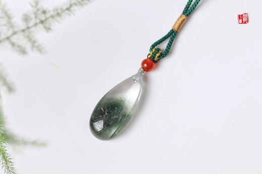 绿幽灵水晶吊坠  配精美挂绳 商品图1