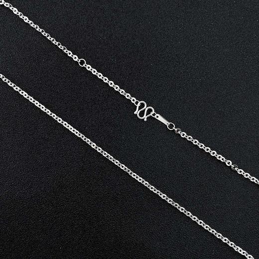 【限时8.8折】【线上铂金馆】PT950 【国际铂金协会】铂金O字链调节项链(BXL00002-12)预售产品下单后不退款不退货不换货不补差价) 商品图2