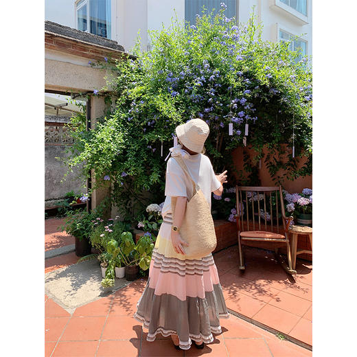 【189元任选2件】最后一波现货！彩虹撞色半身裙 商品图4