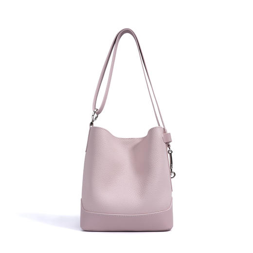 【预售3天】2025新款大容量时尚简约水桶包荔枝纹单肩包小众高级斜挎包XA2022C 商品图5