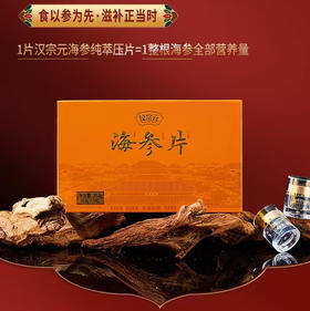 0591【国企严选，山海食材】海参压片糖果28.8g（4.8g*6瓶）