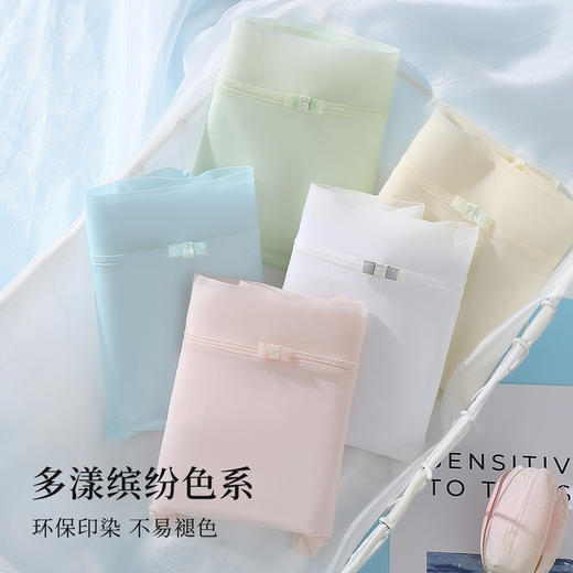 7A抑菌【5条装】夏季轻薄透气冰丝面膜裤内裤女亲肤棉质底裆T4902光感内裤 商品图6