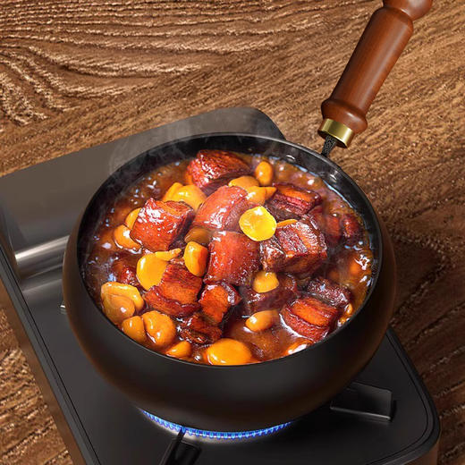 【Velosan温仑山大肚炒锅】0涂层健康铁锅，加深锅底，爆炒不溢锅 商品图4