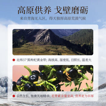 杞里香去柄黑枸杞礼盒240克3罐装 /非药健康 /滋补养生 /养生茶饮 商品图7