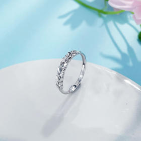 【限时8.8折】【线上铂金馆】PT950 【精品】铂金实心活口麦穗粒戒指(BFPTJZ00029)预售产品下单后不退款不退货不换货不补差价)