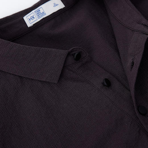 【新品上新】HX 夏季翻领短袖合体T恤Y102520014101 商品图9