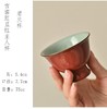 「景德镇手拉坯豇豆红陶瓷主人杯」品茗杯大号茶盏内汝窑开片茶杯 商品缩略图7