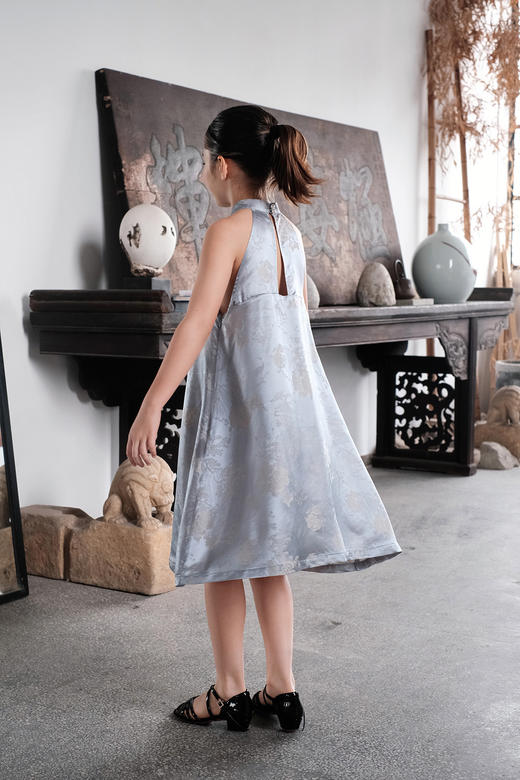 盛唐牡丹| Kids 仙山飞鹤真丝儿童女裙[特价品] 商品图3