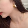 赛琳三排珠耳环 非常的高档很有复古奢华感（XJ） 商品缩略图9