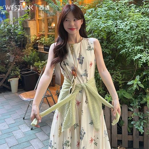 西遇夏季碎花背心裙套装SS150328(针织SS150327) 商品图4