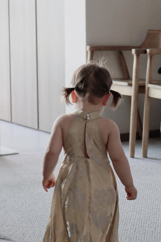 盛唐牡丹| Kids 玉兰花真丝儿童女裙[特价品] 商品图7