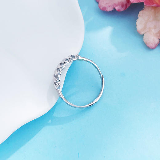 【限时8.8折】【线上铂金馆】PT950 【国际铂金协会】铂金空心活口戒指爱意缠绵弧形戒活口女戒(ACPTJZ00003)预售产品下单后不退款不退货不换货不补差价) 商品图3