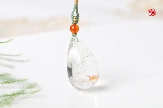 绿幽灵水晶吊坠  配精美挂绳 商品图0