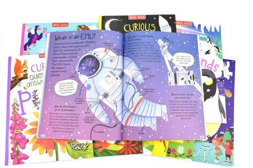 【宝莉爹推荐 5-10岁】Miles Kelly Curious Library of Questions and Answers 好奇问与答8册 儿童百科 英语课外读物 英文原版 商品图4