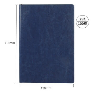 天章 （TANGO）高档25K商务皮面本笔记记事本经典办公日记会议记录本 肤感软面  100页 支持定制 商品图0