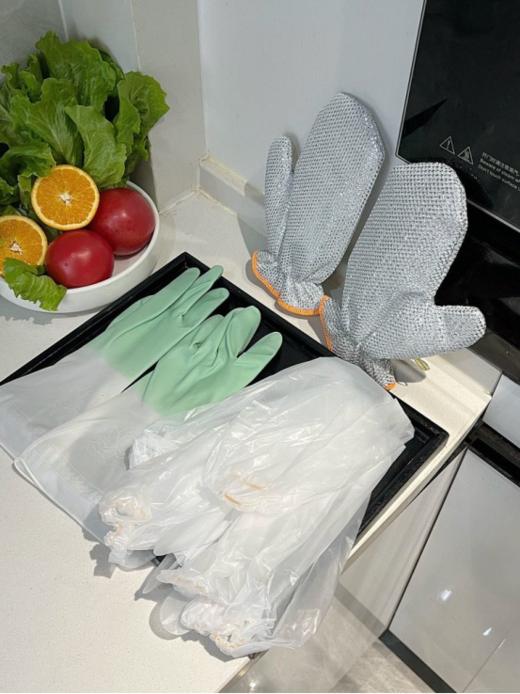 ✨【点点橙圆点点橙圆多功能手套合集】姐妹们！！以前洗碗戴那种橡胶手套，💥又闷又笨像熊掌！ 直到发现三个：🔹家务厨房手套、🔹银丝清洁手套、🔹护臂加长手套 直接打开新世界大门！！ 商品图7