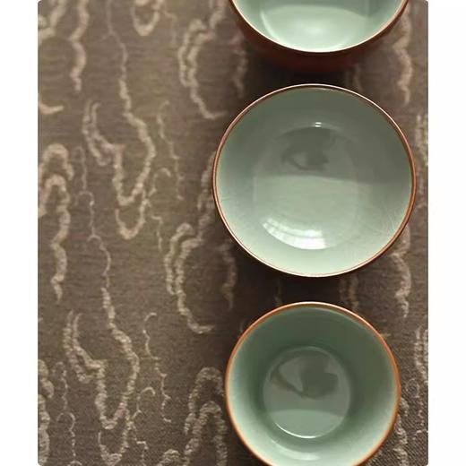 「景德镇手拉坯豇豆红陶瓷主人杯」品茗杯大号茶盏内汝窑开片茶杯 商品图4