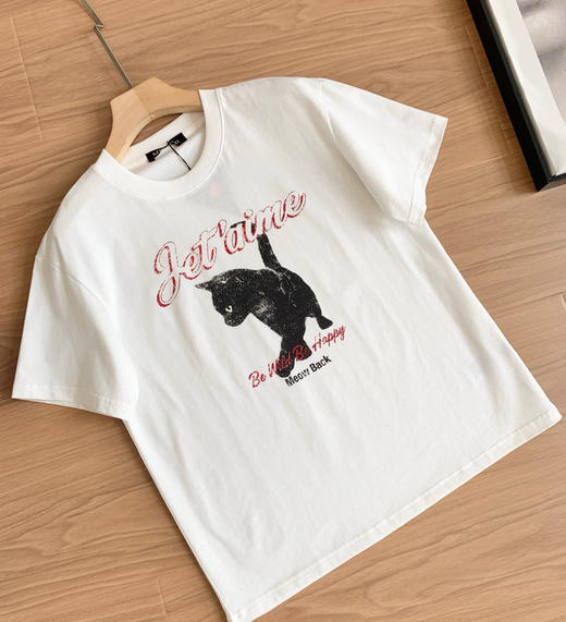 MO*CO剪标印花短袖T恤052407 商品图1