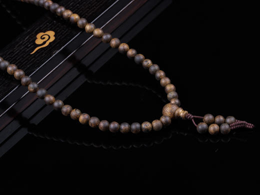 XY0361天然沉香108佛珠手链项链 商品图1