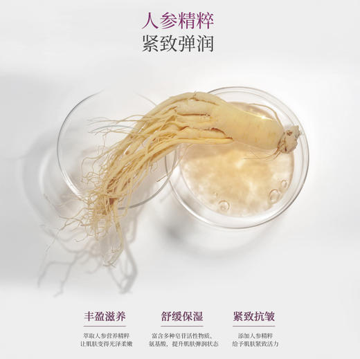 清大博士 人参保湿水润 舒缓面膜/植物复合 淡纹睡眠 眼膜 5片/盒 商品图4