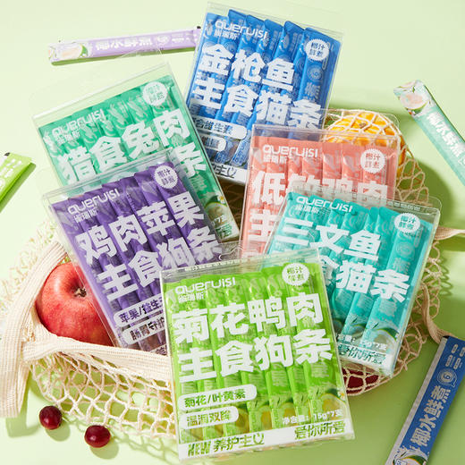 雀瑞斯主食猫条狗条 补水湿粮 15g*7支/盒 10盒整箱装 单盒仅4元 线下门店专供  乱价包退 商品图1