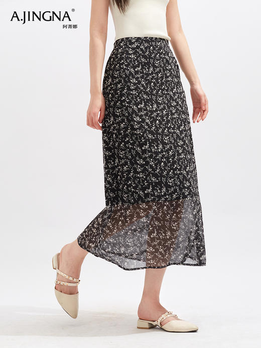 【清凉飘逸】阿菁娜夏日花开半身裙F30X213006 商品图1