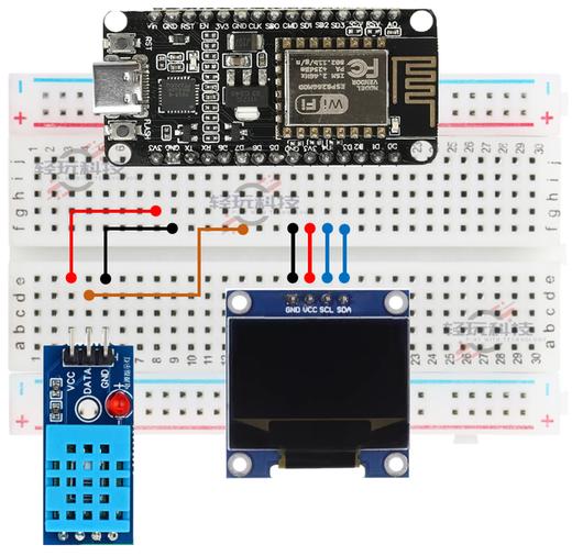 新版物联网作品-温湿度检测仪 商品图0