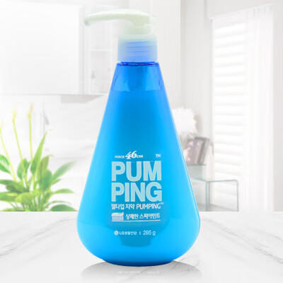 韩国进口LG倍瑞傲竹盐派缤按压式清新口气成人牙膏大容量 285g/瓶 商品图6