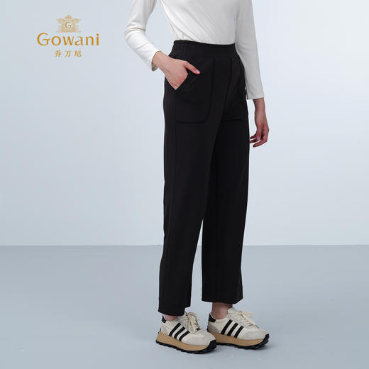 乔万尼百搭实穿垂坠顺滑直筒裤ED2F509 商品图3