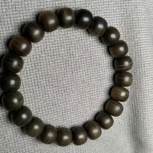 【青山特惠】9*10mm 阴沉虎皮纹精工老型桶珠正区迈索尔印度老山檀 l9 商品图3