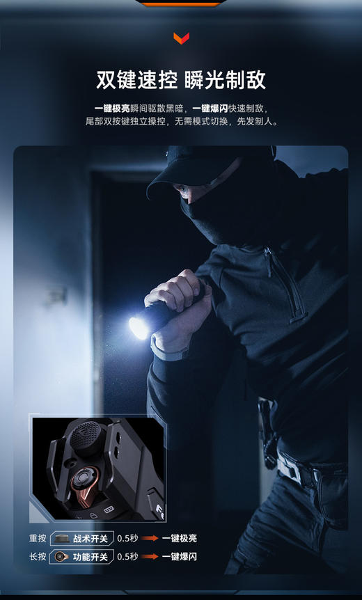 FENIX菲尼克斯TK35R 5800流明强光可鉴酒UV光户外多功能便携防水手电筒 商品图4