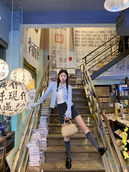 <曾小咸推荐>韩系翻领针织毛衣开衫外套 商品图9