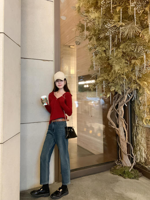 【149元任选2件】 现货！V领短款针织衫 商品图12